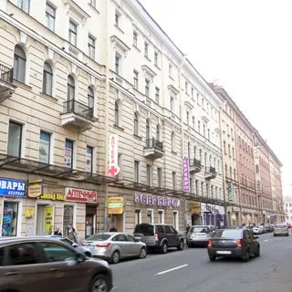 Трехкомнатная квартира 91 кв.м в переулке Гривцова (Адмиралтейский, МО‑2, Сенной) продается. Фасад дома