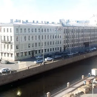 Двухкомнатная квартира 45 кв.м на канале Грибоедова (Адмиралтейский, МО‑3) продается. Вид из окон на канал Грибоедова